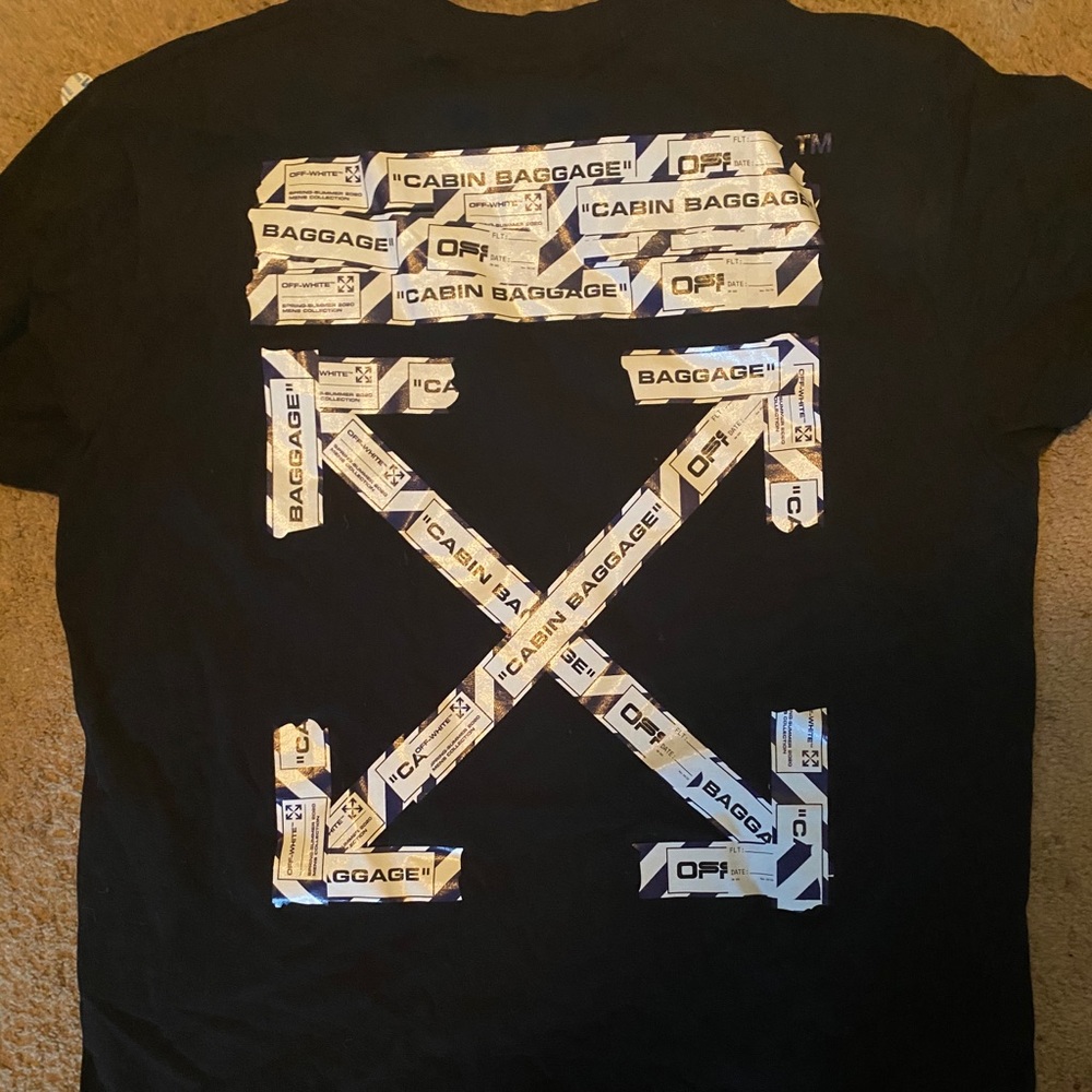 Off-White AirPlane Tape Shirt